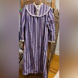 That truly vintage warm as toast made in the USA Lanz  of Salzburg nightgown